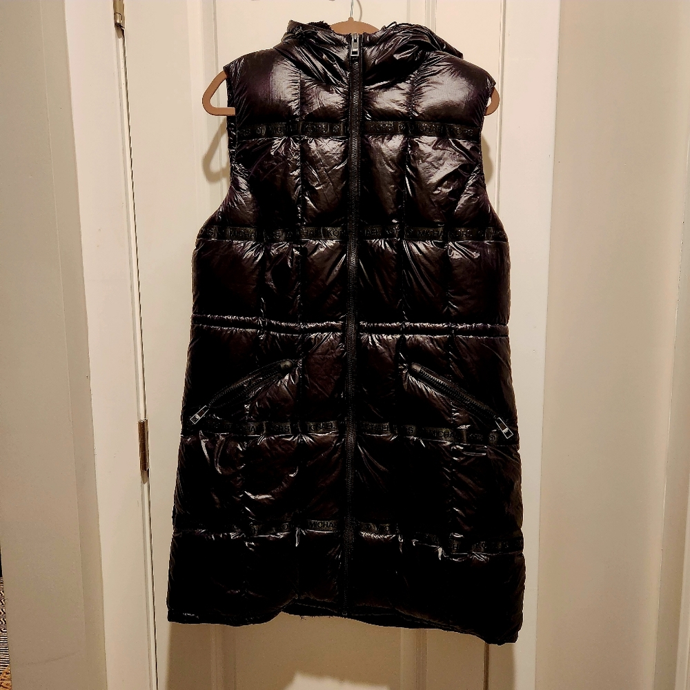 Michael Michael Kors Long Puffer Vest, sz L